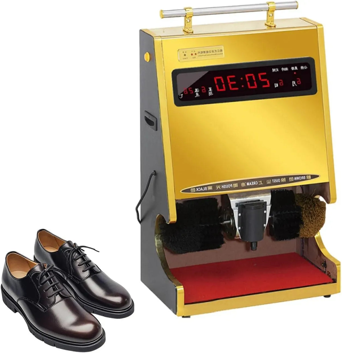 Schuhputzmaschine, für Lederschuhe, Elektrische
