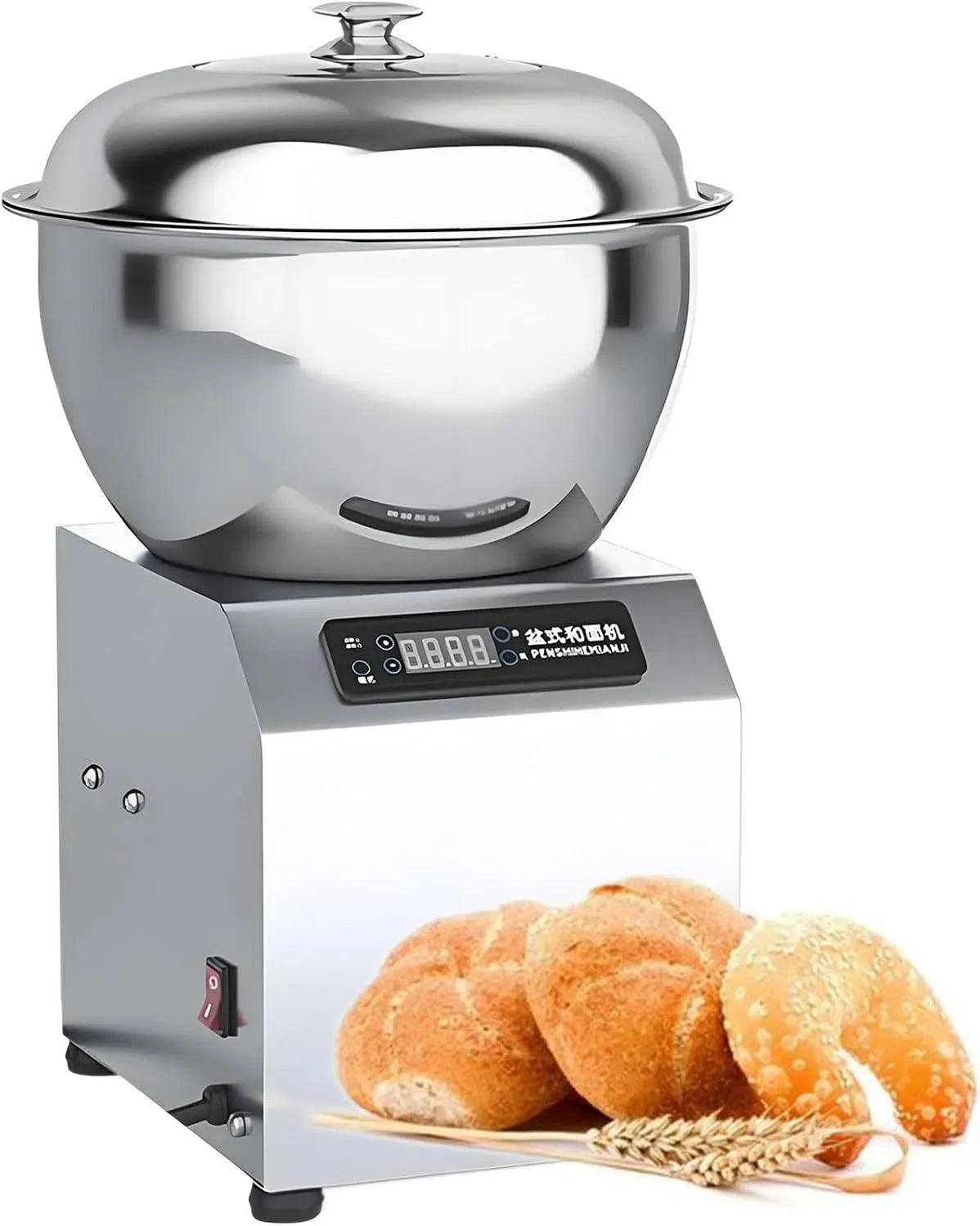 Teigknetmaschine, Teigmaschine, 5 kg, Timer, Restaurant, Edelstahl, für Restaurants