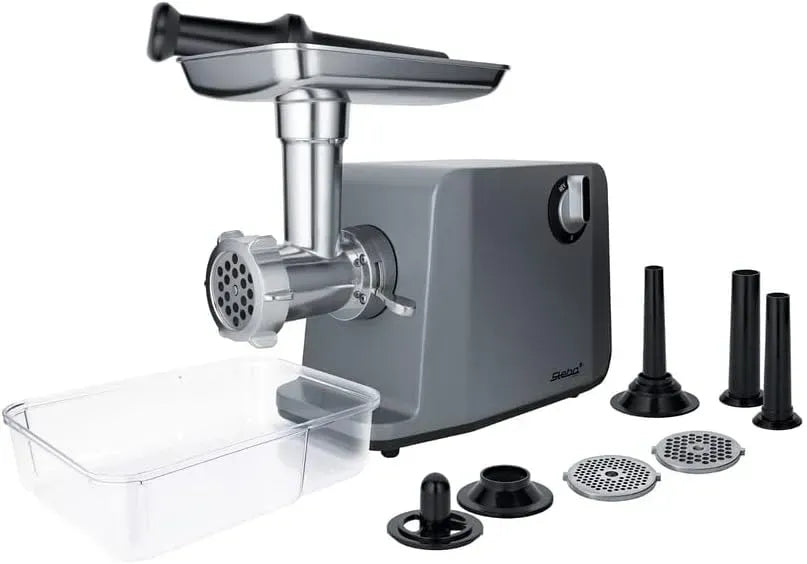 3000Pro Edelstahlmesser, Fleischwolf, 1200 W, 8 mm, 6,6 cm, Grau