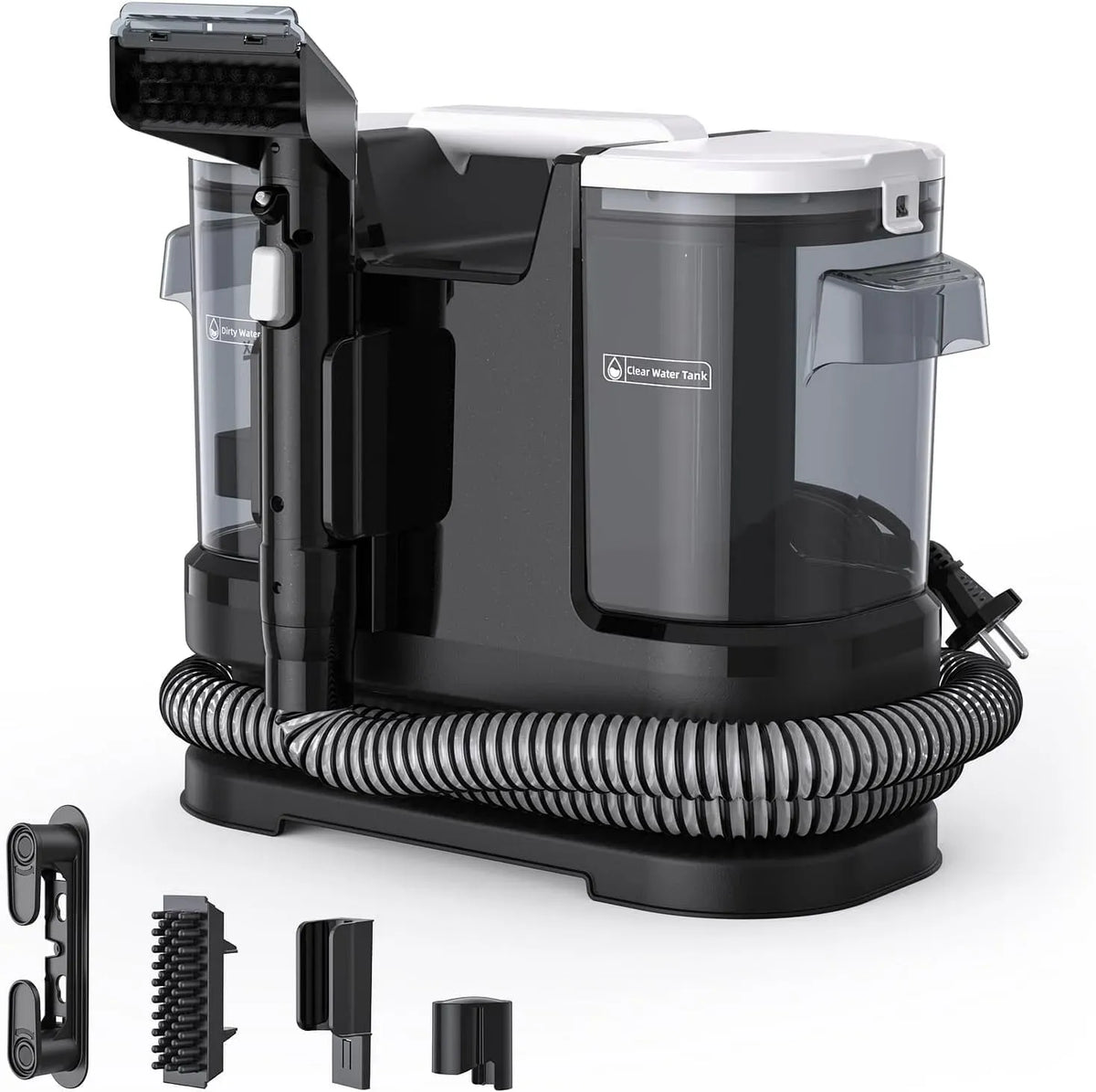 Polsterreiniger Gerät, Teppichreiniger, Fleckenreiniger, Waschsauger, Nasssauger, Kabel, Teppich- und Polsterreinigungsgerät, 600 W, 20kPa