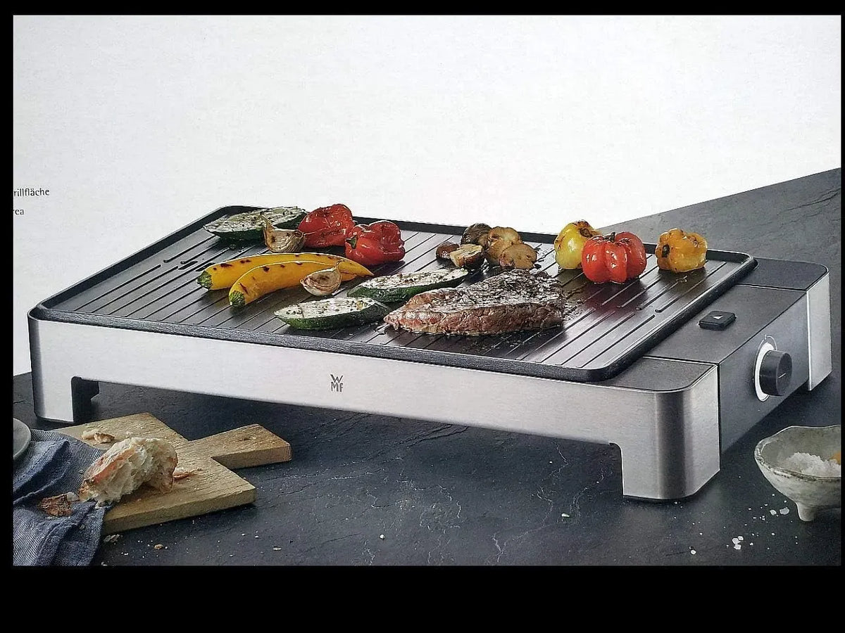 WMF Tischgrill, elektrischer Tischgrill, 2000 W