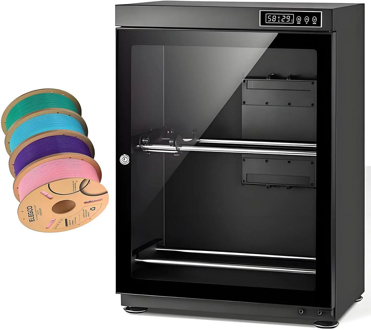 Luftentfeuchter, Trockenschrank 3D-Druckfilament 3D-Druckmaterialien, Transportrollen, 3D-Optik, Geeignet Für Wie Nylon/Pla/Abs/Petg/TPU SD070