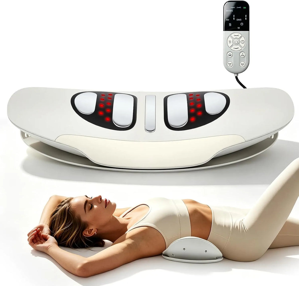Lenden-Zugmassagegerät, Rückenmassagegerät, Timer, USB, Wärmefunktion, für Rückenschmer