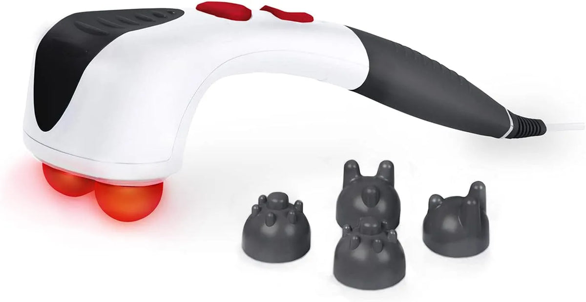 Klopfmassagegerät, Handmassagegerät, elektrisches Handmassagegerät, Wärmefunktion, für Akupressur- und Punktmassage