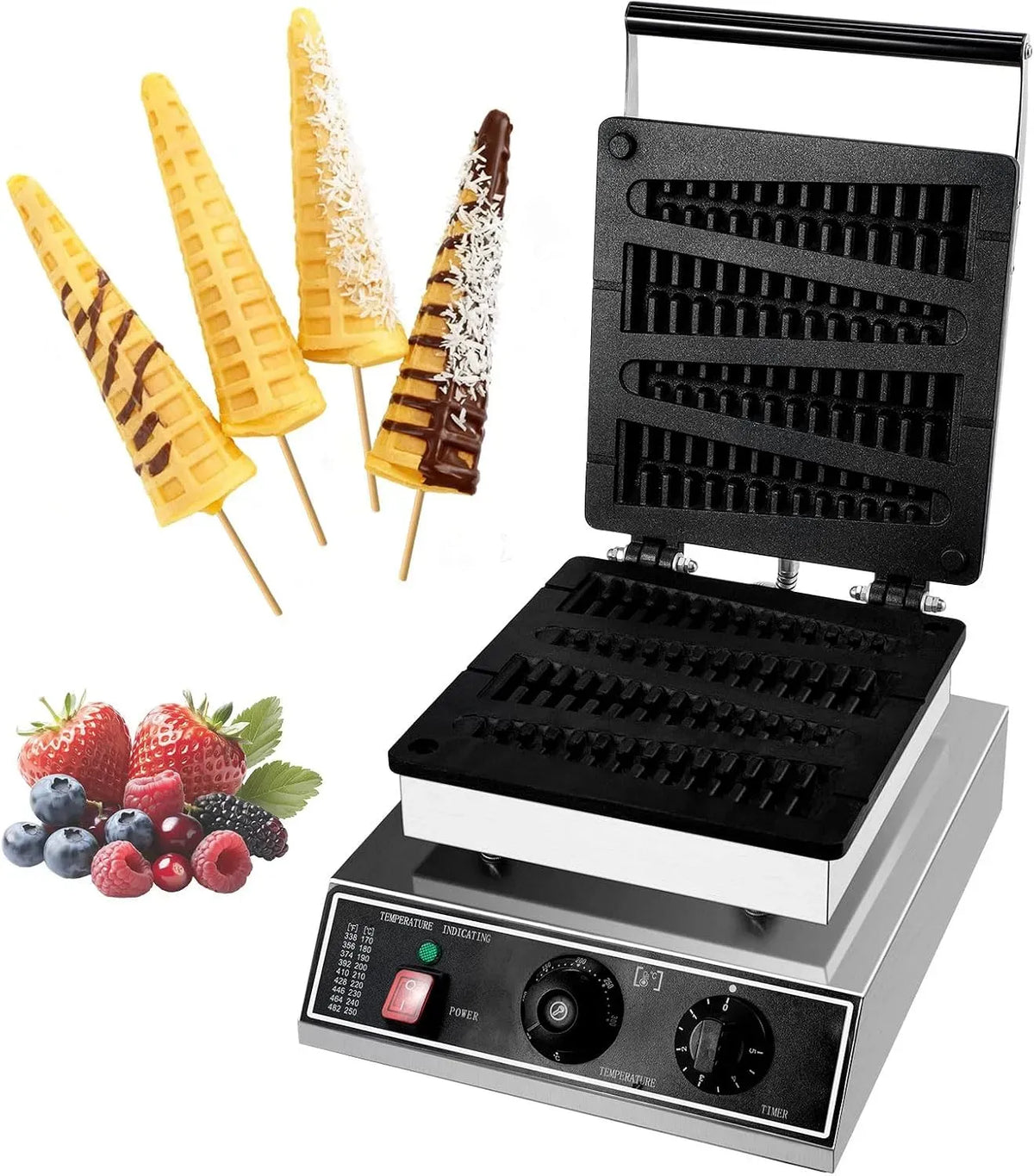 V 50 Waffelmaschine, 50 Hz, 240 V, gewerblich