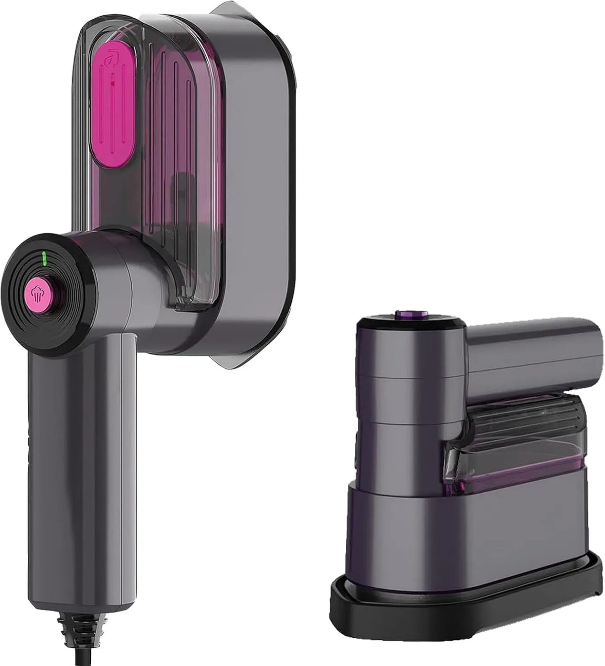 2-in-1 Mini-Bügeleisen, Dampfgarer, Kabel, elektrisches Bügeleisen, 1000 W, tragbar, Wärmefunktion