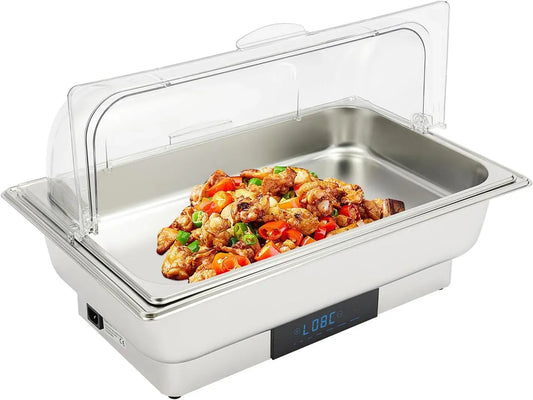 Chafing Dish Warmhaltebehälter, 9 L, 600 W, Gastronomie, Edelstahl, 1 Fach