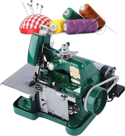 Overlockmaschine, 5,0 Mm, Industrie, Grün, für Dicke Stoffe Wie Denim Green