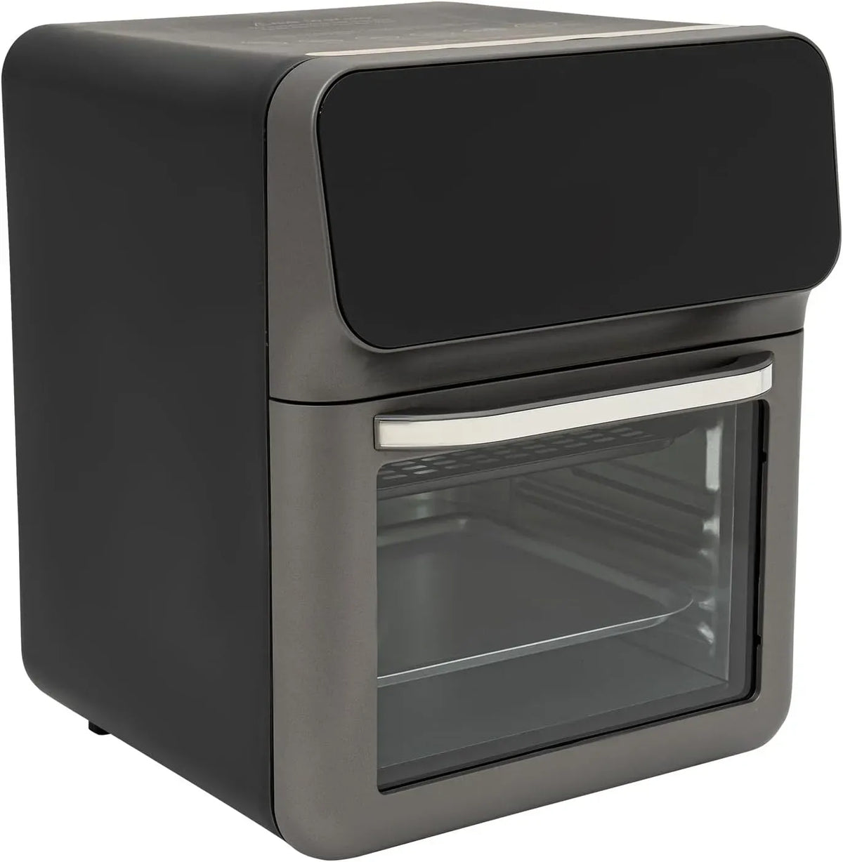 Elektrischer Pizzaofen, 13 L, 1350 W, Grill, kompakt, 50 Kuchen Boxen, 5 Zinn Folie Boxen, 2 Backbleche