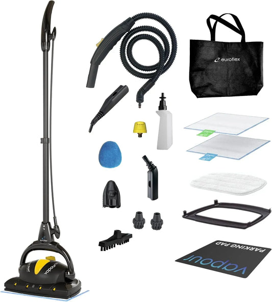 18-teiliger Vapour Plus Dampfbesen mit Präzisions-Bodenpflege & Detail-Kit