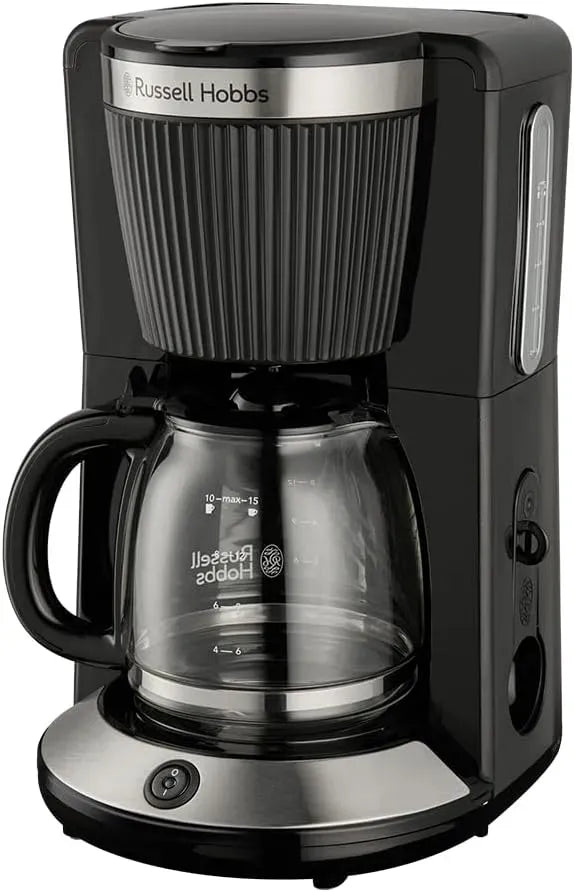 Russell Hobbs Kaffeemaschine, 1,25 L, Schwarz, 10 Tassen