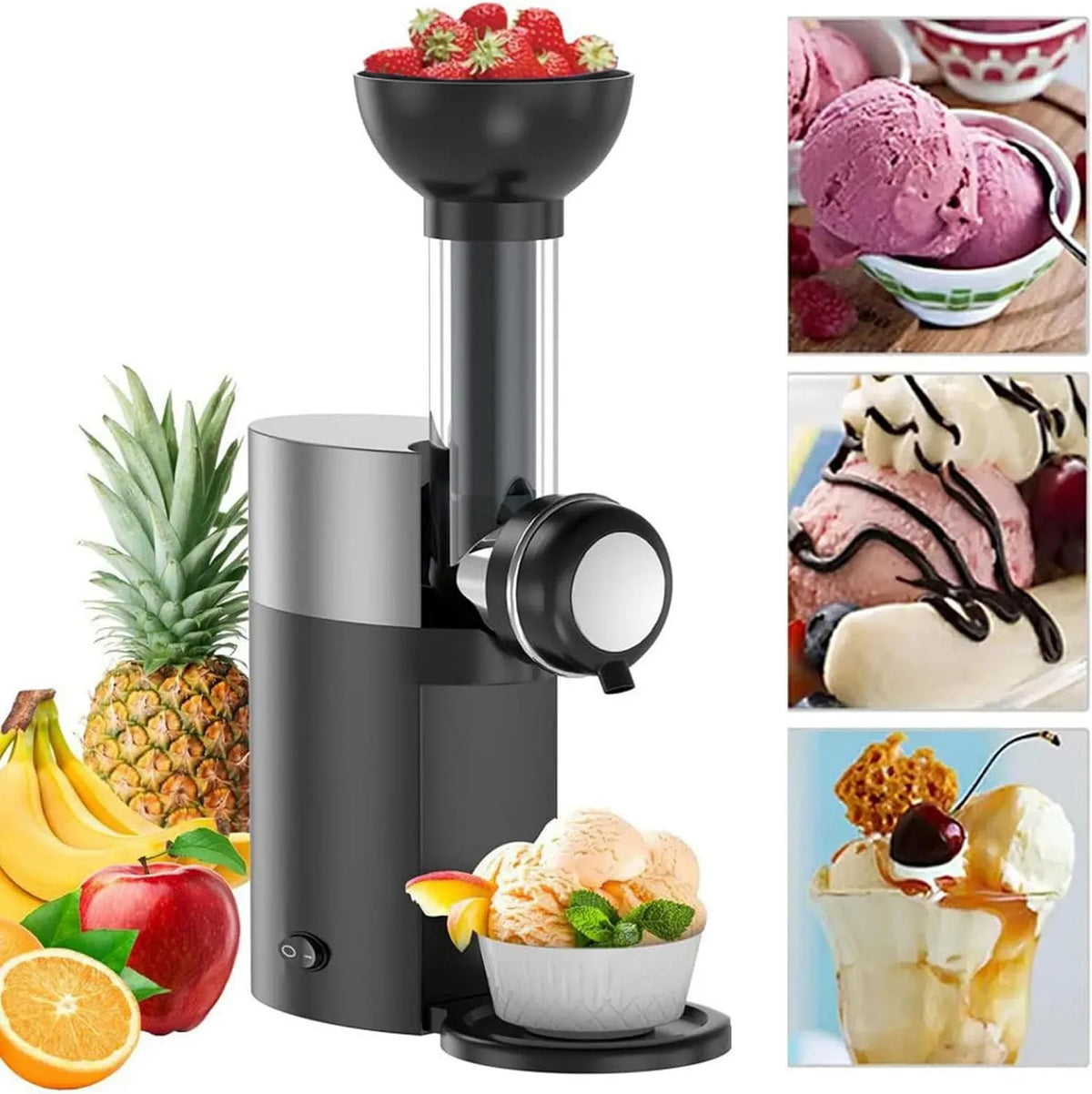 Gefrierschrank, tragbar, Gefrierfach, Tiefkühlschrank, Schwarz, tragbarer Mixer