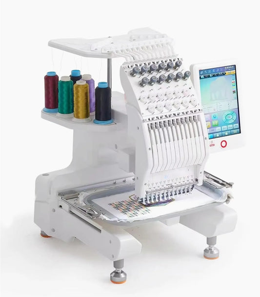 Einzelkopf-Stickmaschine, Stickautomat, für Boutique-Bekleidungslinien