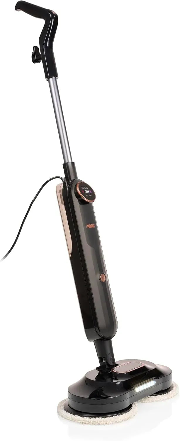 Princess Dampfreiniger, großer Wassertank, Einsatz auf Böden, in Küche, Auto und an Fenstern, 30 g/min Dampfausstoß, 2 Dampfstufen, LED-Licht
