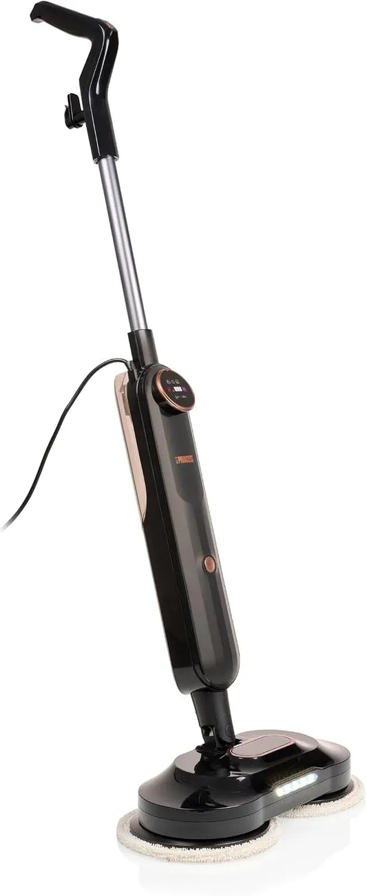 Princess Dampfreiniger, großer Wassertank, Einsatz auf Böden, in Küche, Auto und an Fenstern, 30 g/min Dampfausstoß, 2 Dampfstufen, LED-Licht
