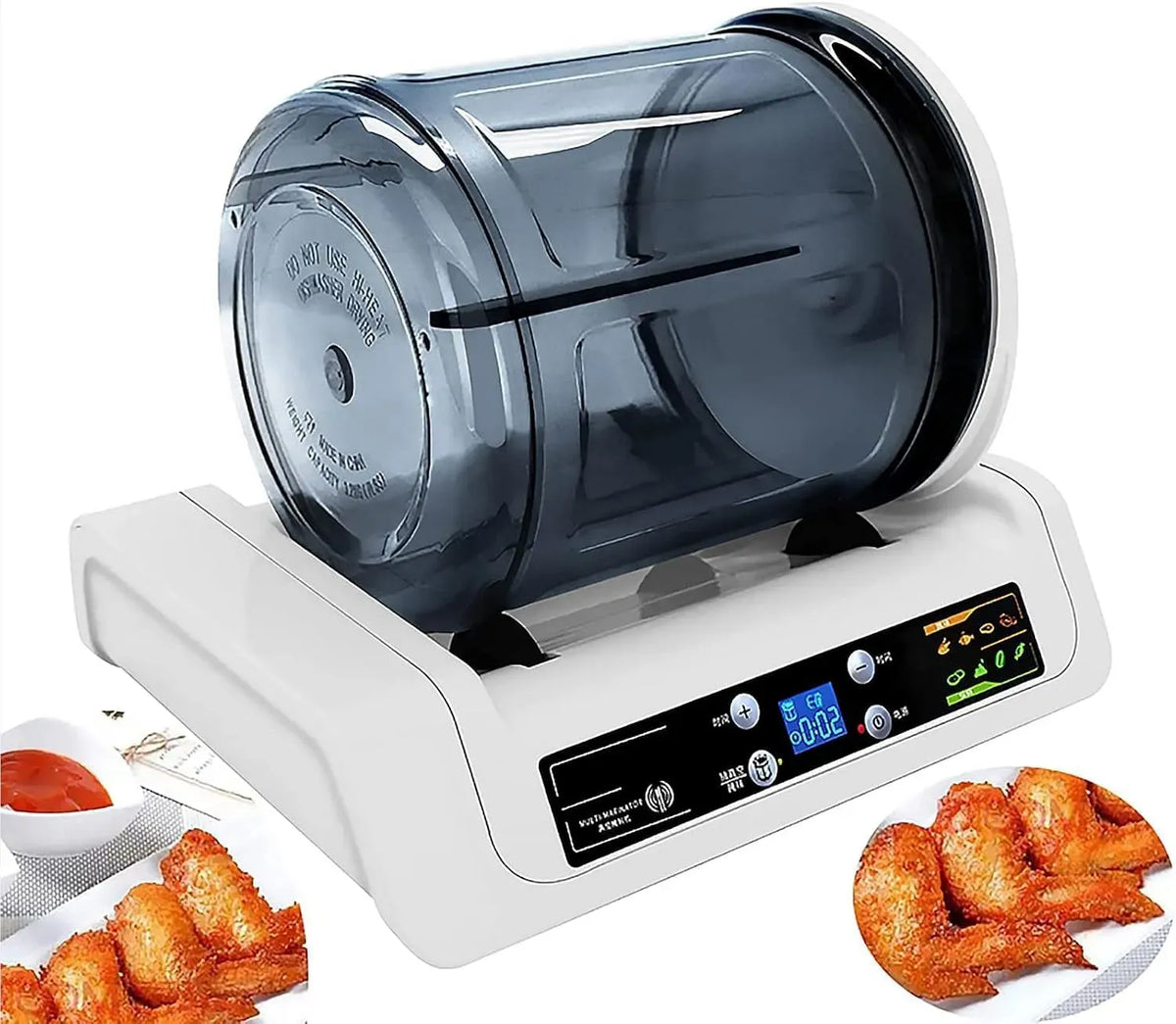 tragbarer Vakuum-Marinator inklusive automatischer Abschaltung, bis zu 10 Stunden Timing zum Marinieren von Huhn, Meat Tumbler Marinator, Burgern und
