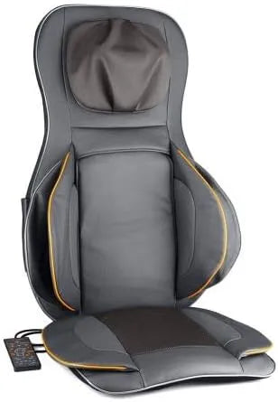 1er massagekissen, Massagematte, massagegerät, massagestuhl, Massageapparat für Nacken und Rücken, 1 Stück, Schwarz, MEDIVON