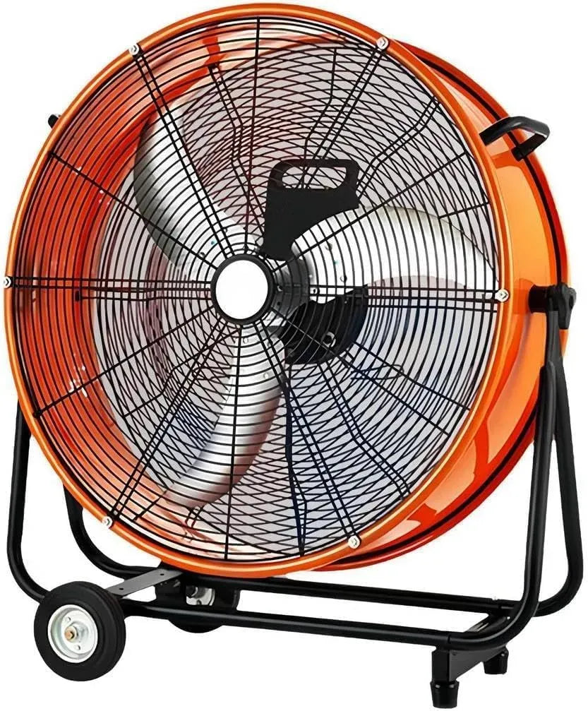 Ventilator, 61 cm, tragbar, Industrie, Ventilator zur Luftzirkulation, Industrieller Bodenventilator