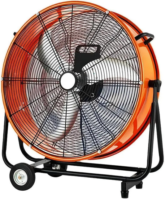 Ventilator, 61 cm, tragbar, Industrie, Ventilator zur Luftzirkulation, Industrieller Bodenventilator