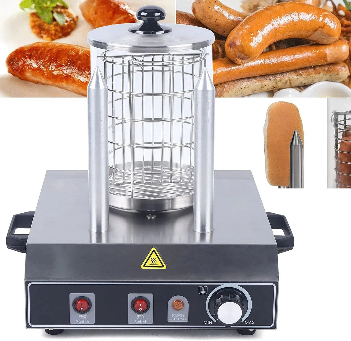 WurstwäRmer Maker, Schnellimbisswagen, Bockwurstwärmer, WüRstchenwäRmer, Wurstkocher, 422 W, 220 V, Restaurant, Gastronomie, Edelstahl
