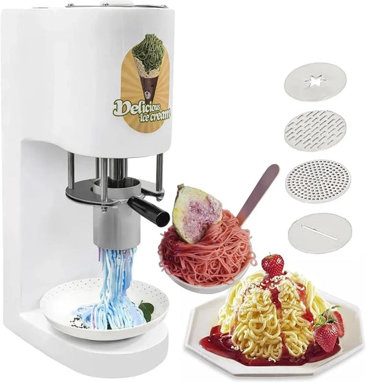 420-Ml-Trichter Spaghetti-Eismaschine, Speiseeismaschine, Edelstahl, für Den Gewerblichen Gebrauch