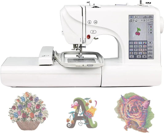 X 23 Stickmaschine, elektrische Nähmaschine, Stickautomat, 10,2 X 23,9 cm, 17,8 cm, Touch-Bedienung, LCD-Display, gewerblich