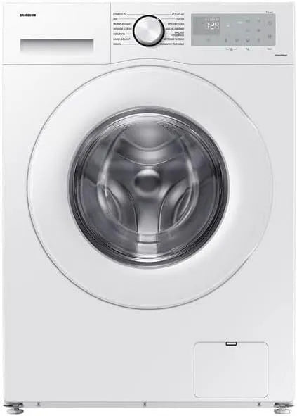 Samsung WW80CGC04DTH L60cm Waschmaschine, 8 kg, Energieklasse A, AI Ecobubble, Weiß