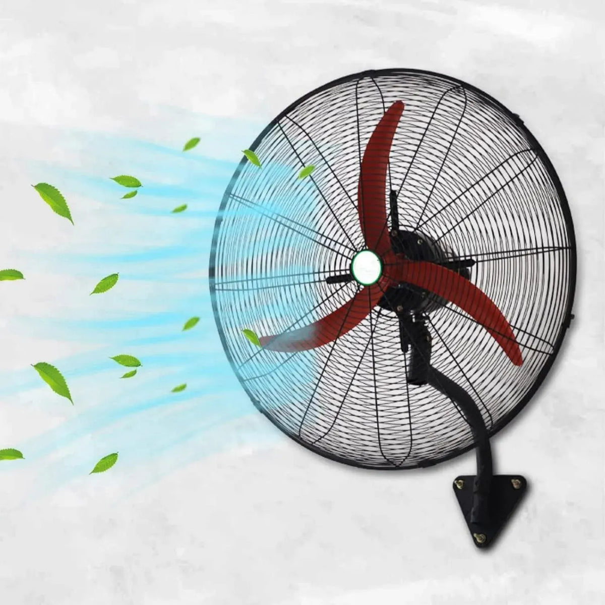 Ventilator, Industrie, verstellbare Neigung, Ventilator zur Luftzirkulation, oszillierender Wandventilator