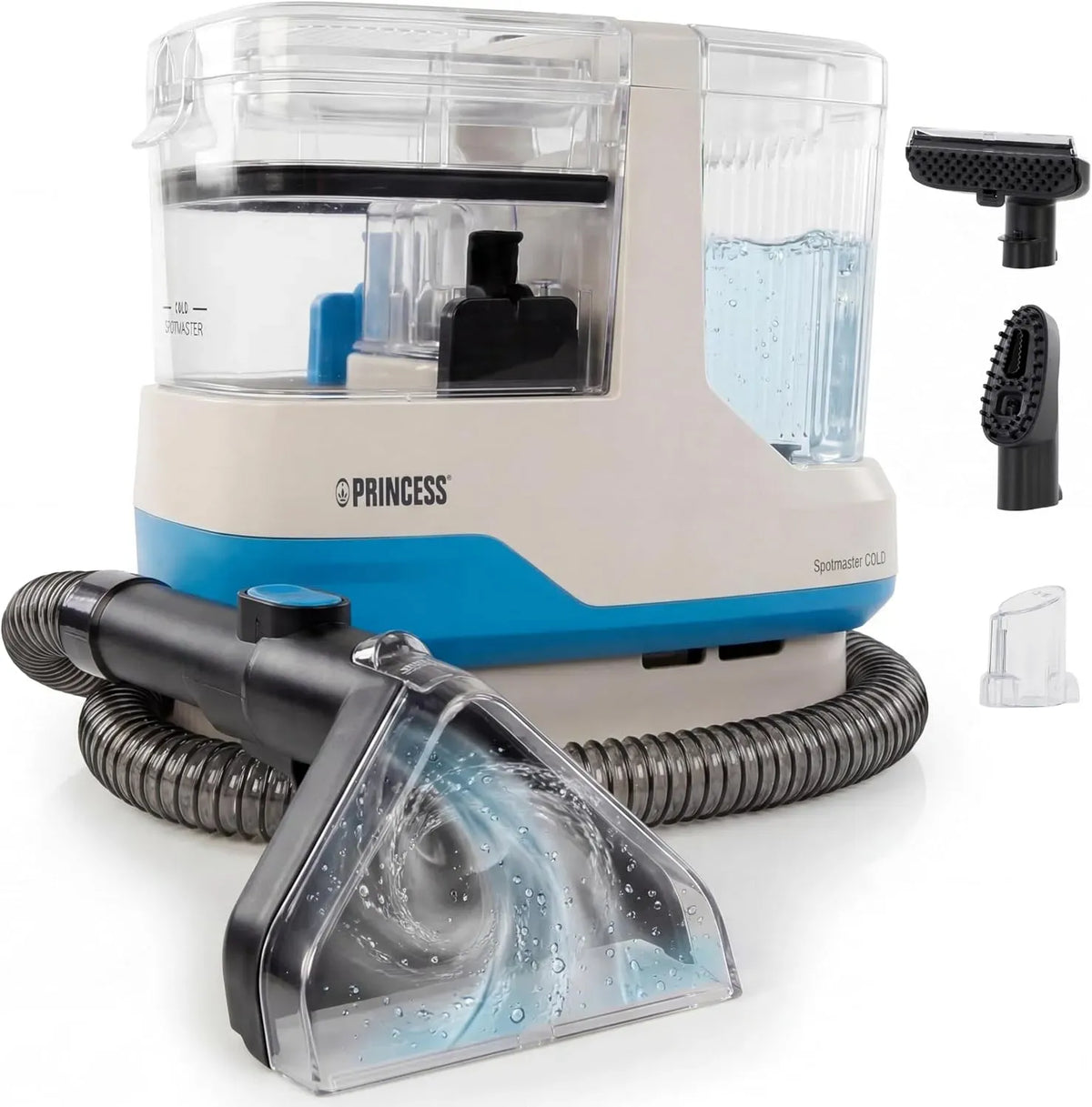 Princess Fleckenreiniger, 600 W, 1100 ml, großer Wassertank, für Teppiche und Polster