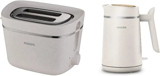 Philips HD2640/10 HD9365/10 Wasserkocher, 1.7 L, IPS-Panel, 8 Stufen, 2 Toastschlitze