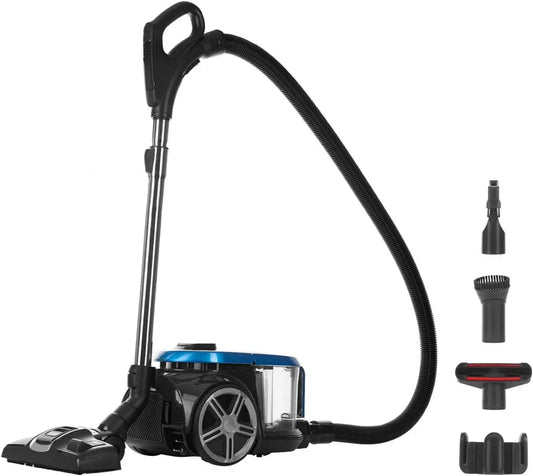 Staubsauger 15-TLG, 3 L, 900 W, kompakt HEPA Filter, 4 Modi, 3L Staubbehälter