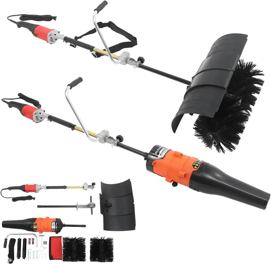 2-in-1 2-in-1-Kehrmaschine, Schneefräse, Schneeräumgerät, Bodenkehrmaschine