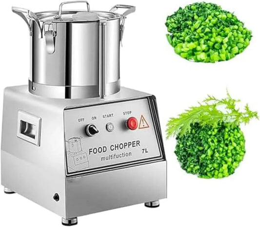 Küchenmaschine, 15 L, 1800 W, Edelstahl, Elektrischer Zerkleinerer Und Fleischwolf Aus Edelstahl