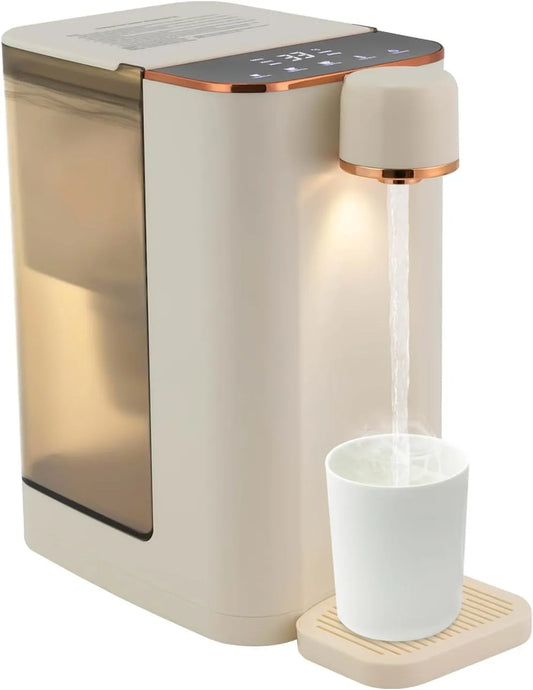 3L/0.79GAL Desktop-Heißwasser-Sofortspender, Heißwasserspender, Heißwasserbereiter, 27 x 19 x 26cm, 3 L, 26 cm, Wohnzimmergestaltung, Weiß