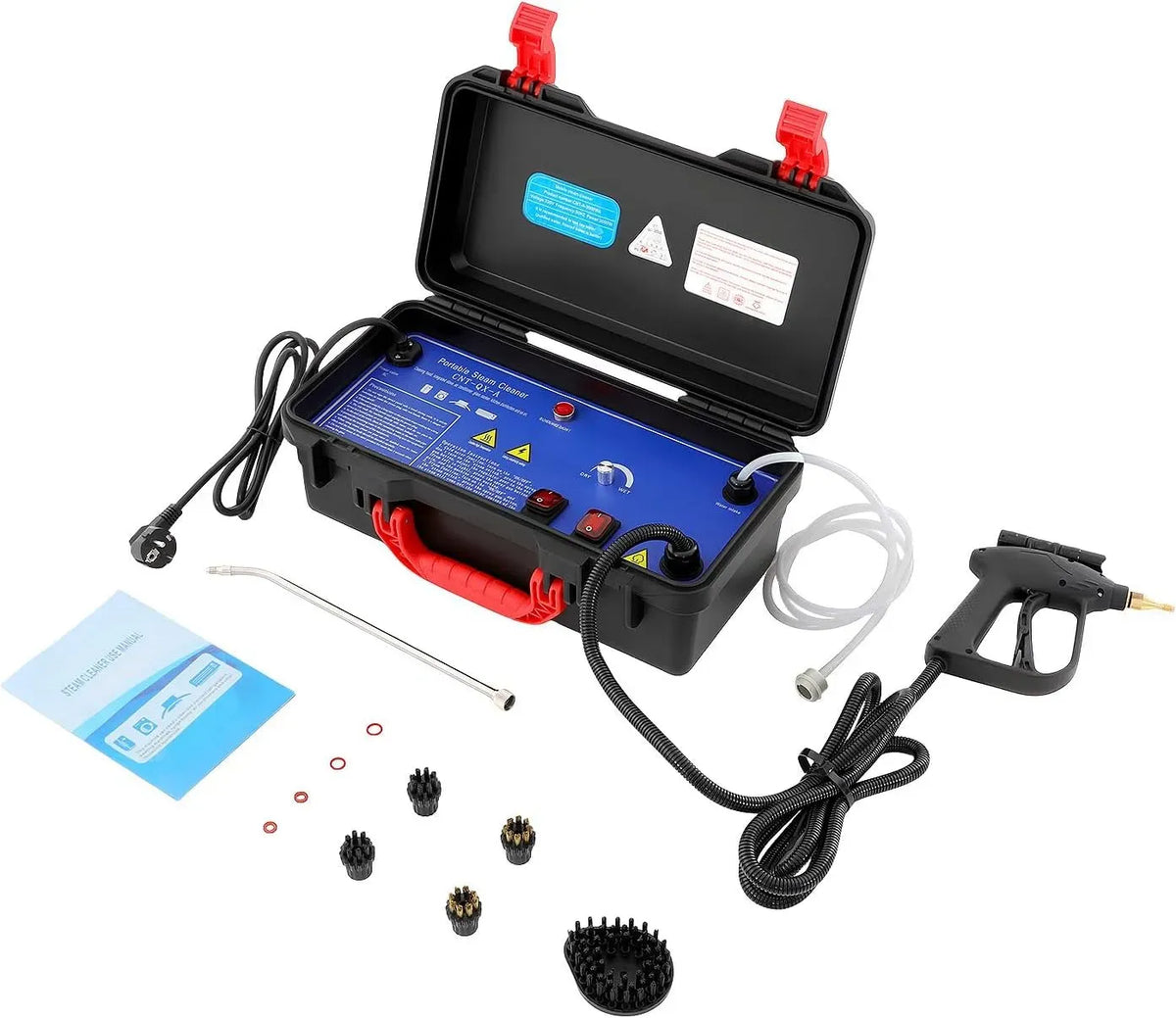 Fototapete, 3000 W, tragbar, Dampf, Schwarz, Dampfreiniger
