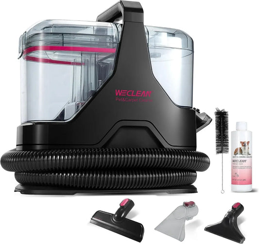 Polsterreiniger Gerät, Teppichreiniger, Waschsauger, Nasssauger, Teppich- und Polsterreinigungsgerät, 600 W, 18KPa, für Teppiche, WECLEAN