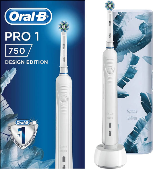 Oral-B Pro 1 750 White Design Edition inklusive Reiseetui