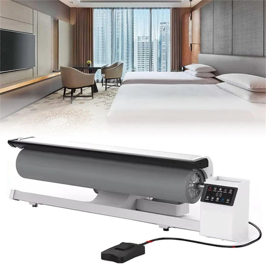 Zoll-Dampfwalzen-Bügelpresse, Walzenbügelmaschine, Fußschalter, Dampfbügelpresse, 2950 W, Touch-Bedienung