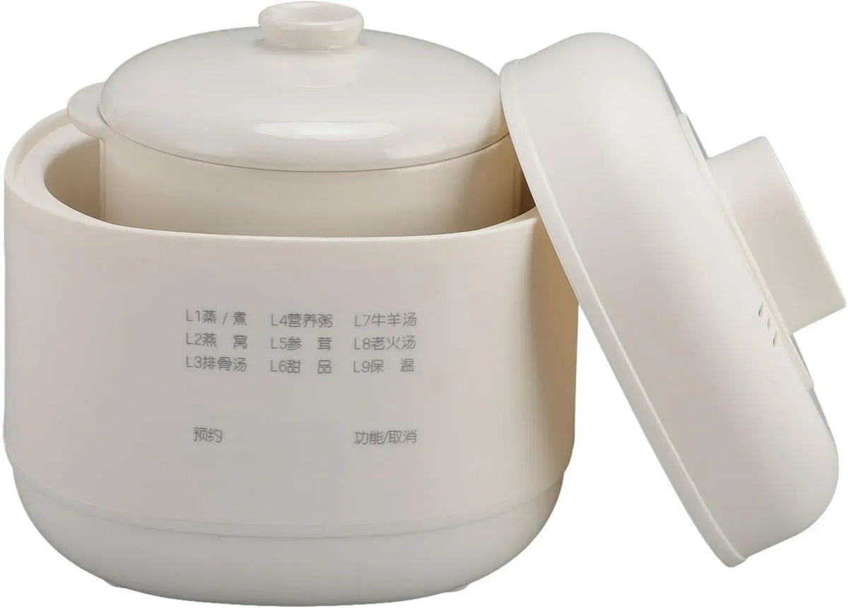 Mini-Auflauftopf, Schongarer, Eintopf, 220 V, Timer, für das Kochen von Suppen in der Küche zu Hause