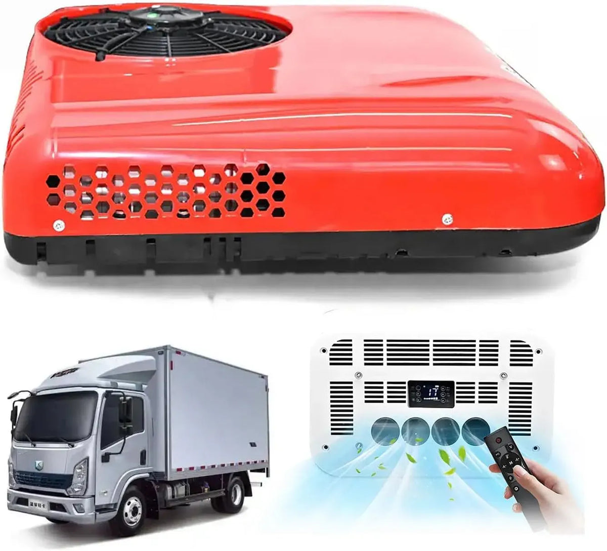 Klimaanlage Red48/60/72V, 2200 W, 72 V, 450 m³/h, Rot