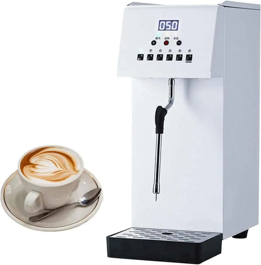 Milchaufschäumer, 6 L, Milchschäumer, Dampf, Edelstahl, gewerblich und Dampfgarer, schnell aufheizender Edelstahl