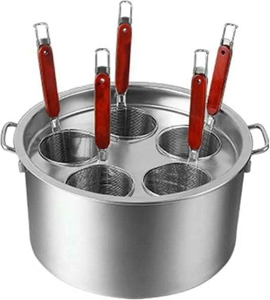 Dampfpastentopf, Multikocher, elektrischer Multikocher, Topf- und Pfannenset, 5 L, Edelstahl, für Edelstahlpaste