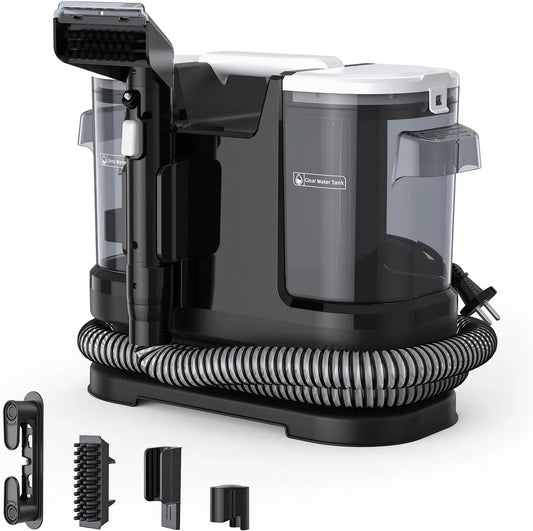 Polsterreiniger Gerät, Teppichreiniger, Fleckenreiniger, Waschsauger, Nasssauger, Kabel, Teppich- und Polsterreinigungsgerät, 600 W, 20kPa
