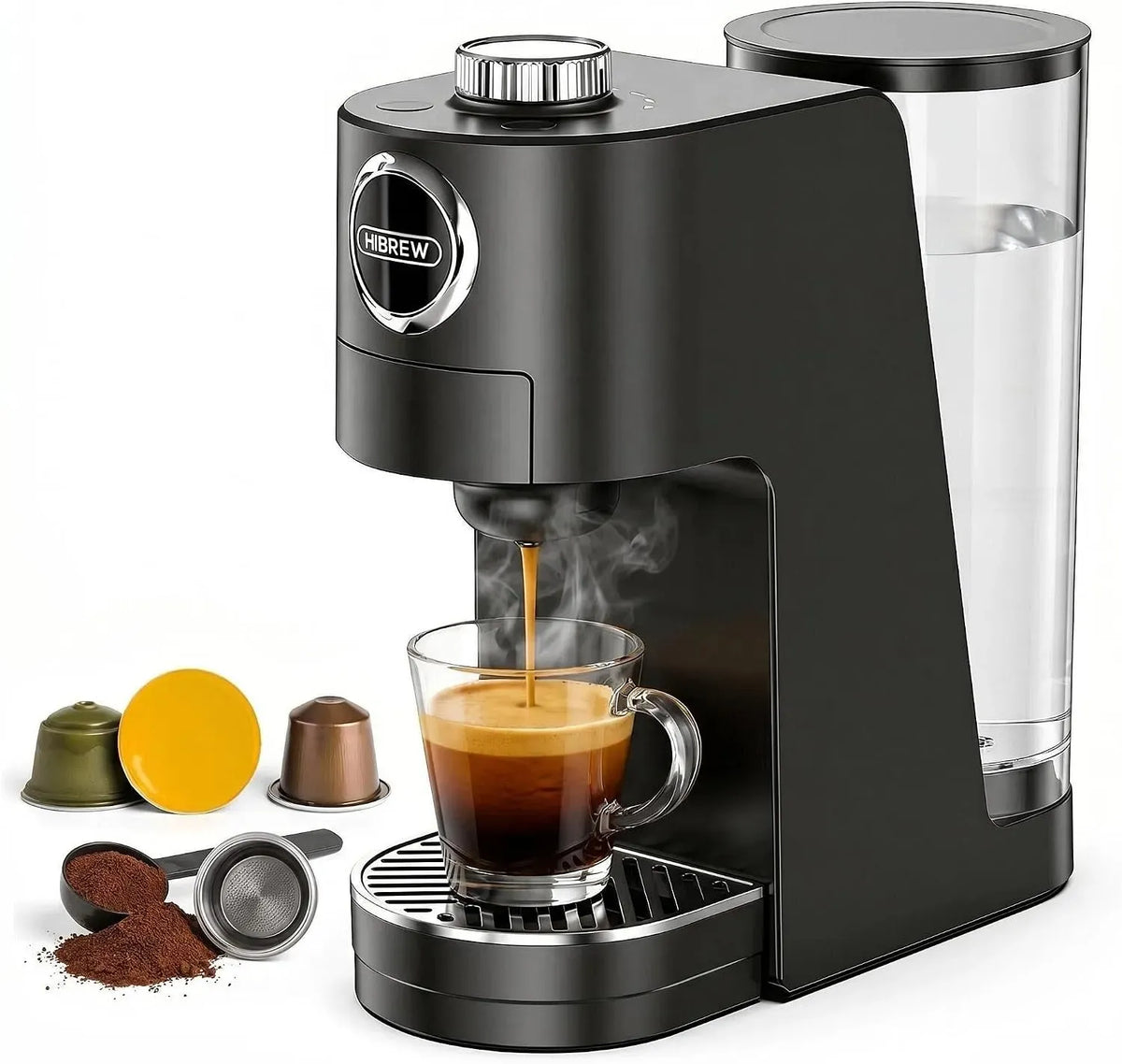 Kaffeemaschine, HIBREW H3C 3-in-1, 7 Temperaturstufen
