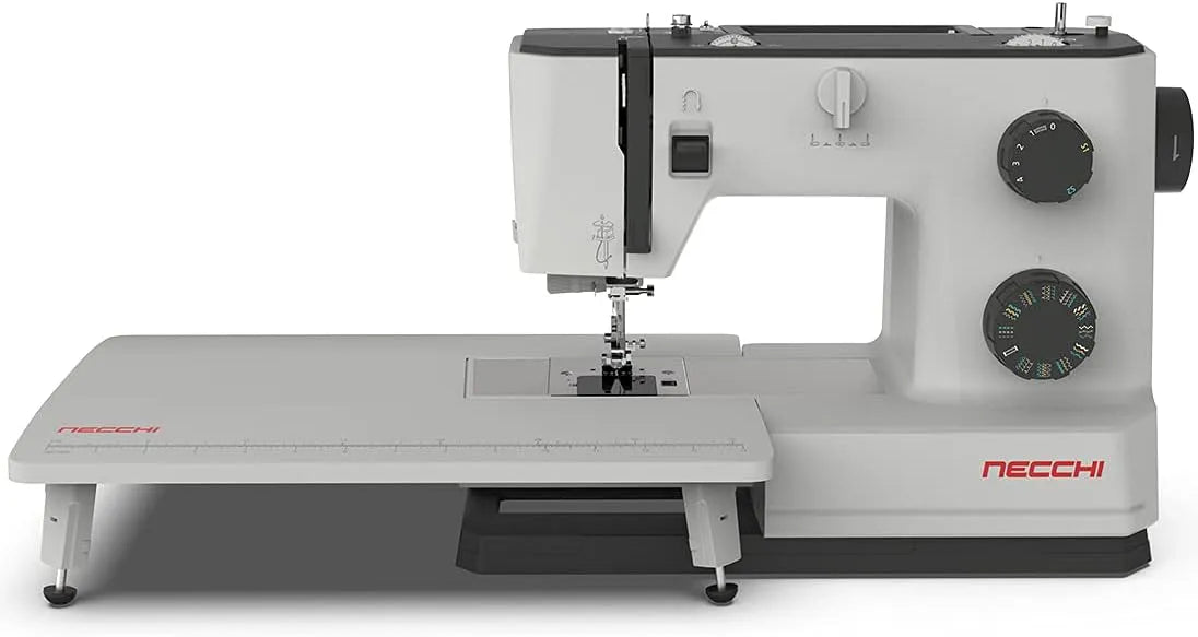 Q132A Nähmaschine, elektrische Nähmaschine, Schwarz, Kunststoff, aluminium, Necchi