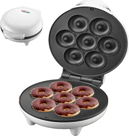 Pfannkuchen-Donut-Maker, LED-Kontrollleuchte, Frühstücksmaschine, Donut-Maschine, 7 L, 750 W, Restaurant, Antihaftbeschichtung, für zu Hause