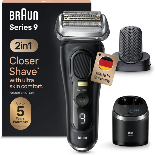 Braun Series 9 2-in-1-System Reinigungsstation, Rasierer, Schwarz