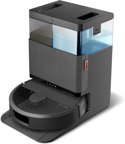 Saugroboter, Schwarz, 7000Pa, SmartScrub, Staubsaugerroboter, iRobot Roomba Plus 505 Combo Robot + AutoWash Dock Saugroboter mit Wischfunktion