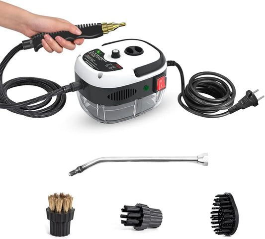 Dampfreiniger, 2500 W, Druckdampf, tragbar, Einsatz auf Böden, in Küche, Auto und an Fenstern