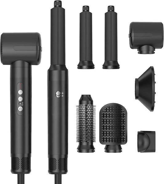 Wäschetrockner, UKLISS, gewerblich, Airstyler Pro 7 in 1,1400w Ionen Föhn mit Diffusor, 1,1400 w